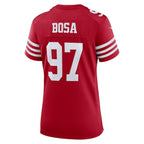 Nick Bosa San Francisco 49ers Nike Women's Super Bowl LVIII Game Jersey - Scarlet