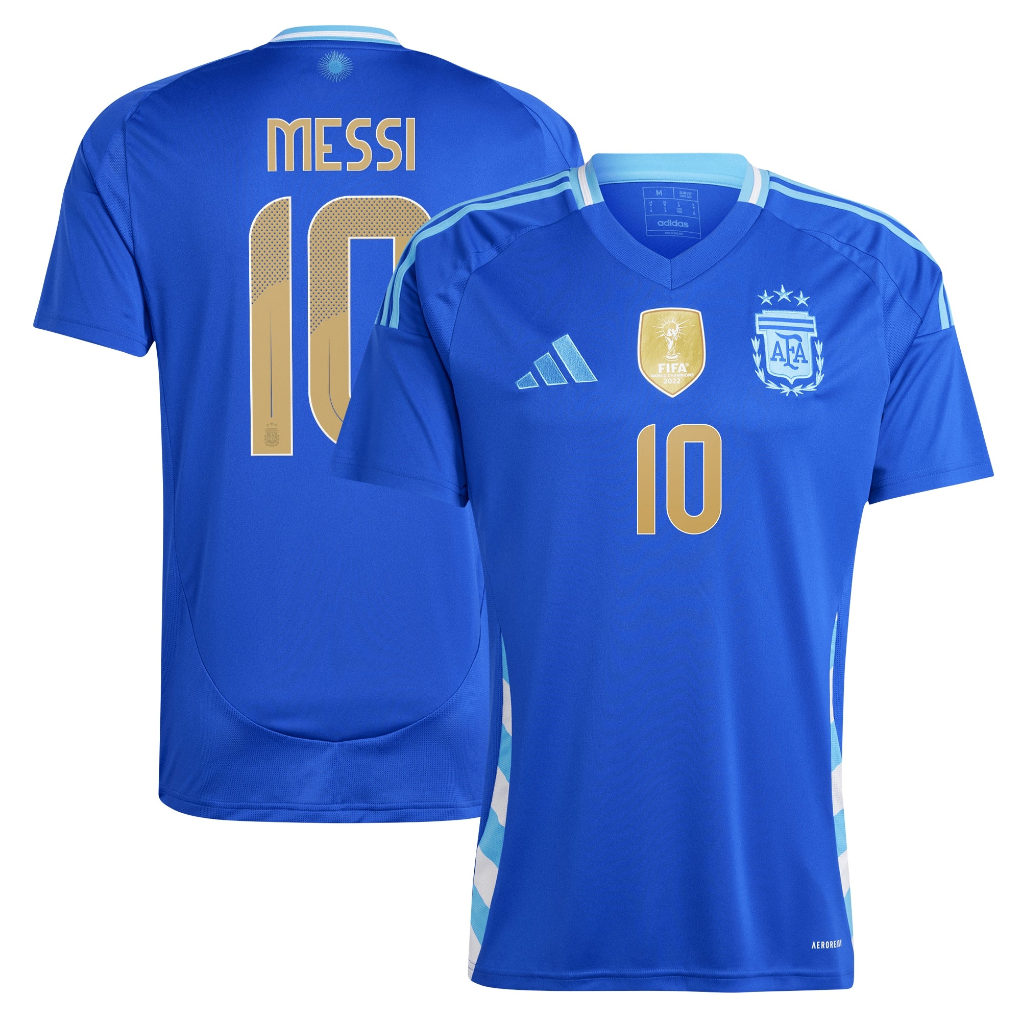 Lionel Messi Argentina National Team adidas 2024 Home Replica Player Jersey - White/Blue