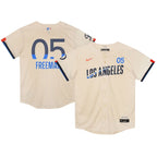 Freddie Freeman Los Angeles Dodgers Nike Preschool 2024 City Connect Limited Player Jersey - Cream