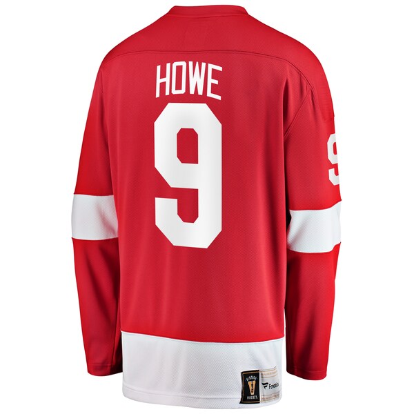 Gordie Howe Detroit Red Wings  Premier Breakaway Retired Player Jersey - Red