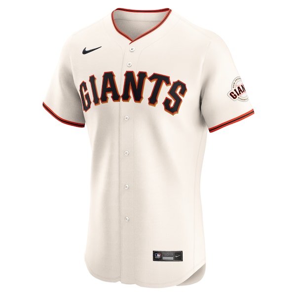 San Francisco Giants Nike Home Elite Custom Jersey - Cream