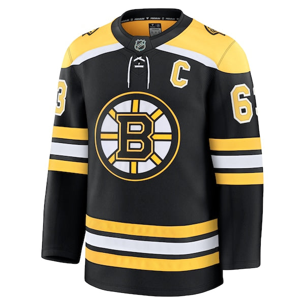 Brad Marchand Boston Bruins  Home Premium Jersey - Black/White