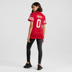 Renardo Green San Francisco 49ers Nike Women's  Game Jersey -  Scarlet