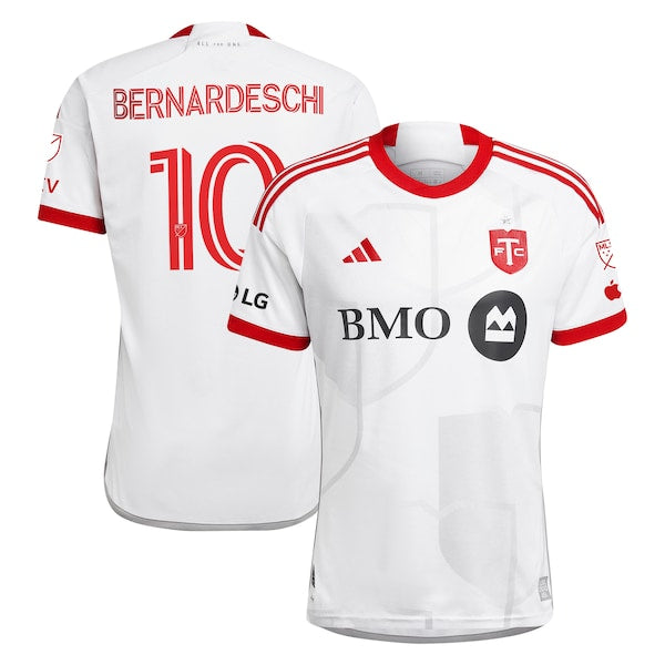 Federico Bernardeschi Toronto FC adidas 2024 GTA Kit Authentic Player Jersey - White