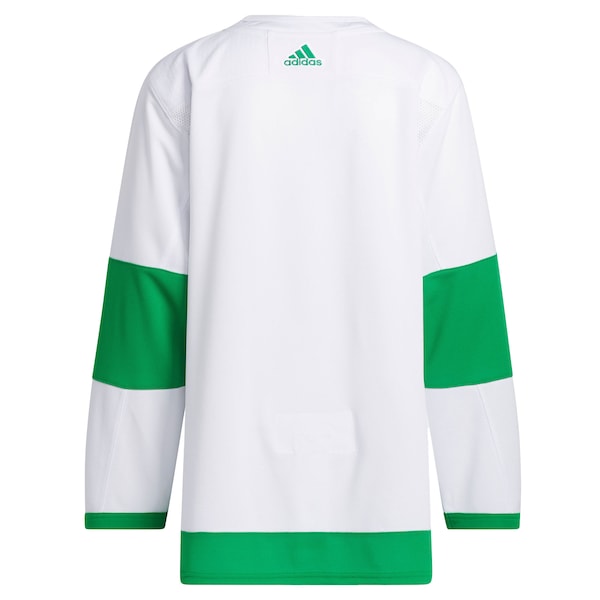 Toronto Maple Leafs adidas St. Patricks Alternate Primegreen Authentic Jersey - White