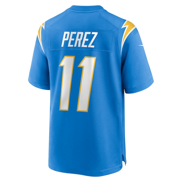 Luis Perez Los Angeles Chargers Nike Team Game Jersey -  Powder Blue