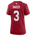 Budda Baker Arizona Cardinals Nike Women's Team Game Jersey -  Cardinal