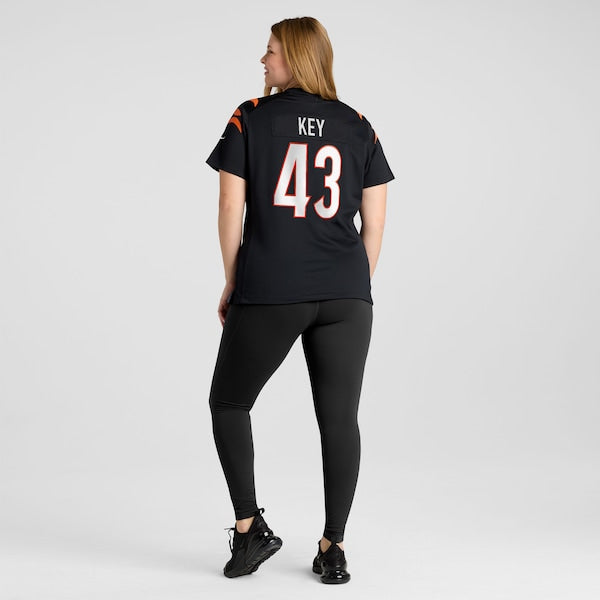 Jaylen Key Cincinnati Bengals Nike Women's Team Game Jersey -  Black