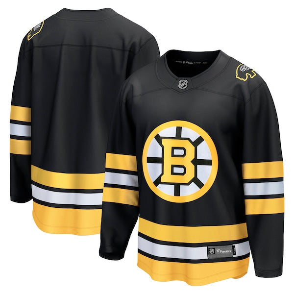 Boston Bruins  Anniversary Home Breakaway Jersey - Black