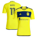 Tyler Boyd Nashville SC adidas 2024 The 615 Kit Replica Player Jersey - Yellow/Black