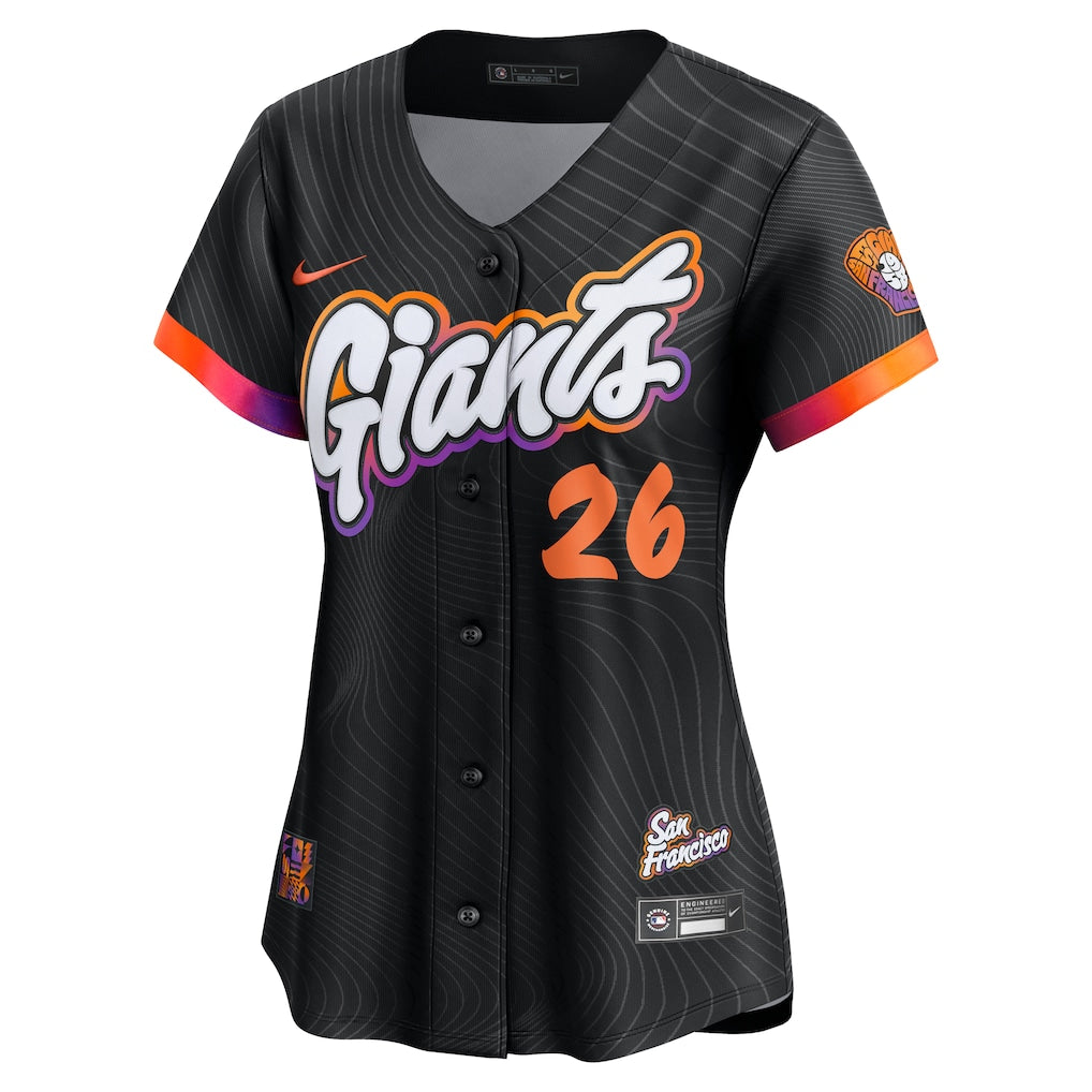 Matt Chapman San Francisco Giants Nike Women's 2025 City Connect Limited Jersey - Anthracite