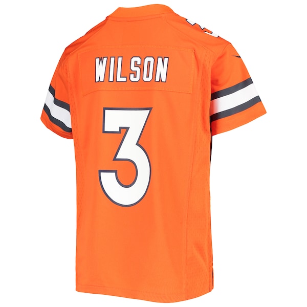 Russell Wilson Denver Broncos Nike Youth Game Jersey - Orange/Navy/White