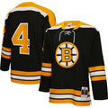 Bobby Orr Boston Bruins Big & Tall 1971 Blue Line Player Jersey - Black