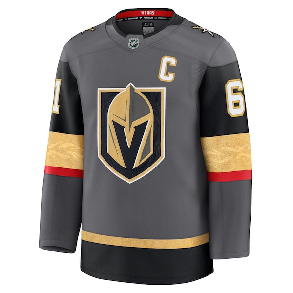 Mark Stone Vegas Golden Knights  Alternate Premium Jersey - Gray/White/Gold