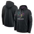 Houston Texans Nike 2024 NFL Crucial Catch Club Pullover Hoodie - Black