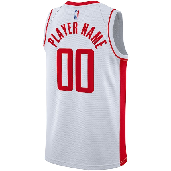 Houston Rockets Nike 2020/21 Swingman Custom Jersey - Association Edition - White