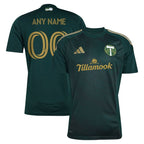 Portland Timbers adidas 2025 Forever Green & Gold Replica Custom Jersey - Green