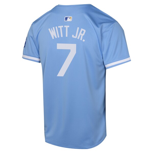 Bobby Witt Kansas City Royals Nike Youth Alternate Limited Player Jersey – Light Blue