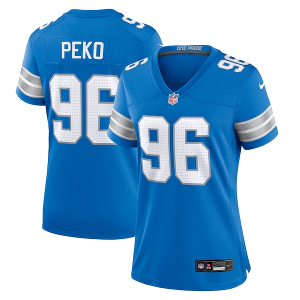 Kyle Peko Detroit Lions Nike Women's Game Jersey -  Blue