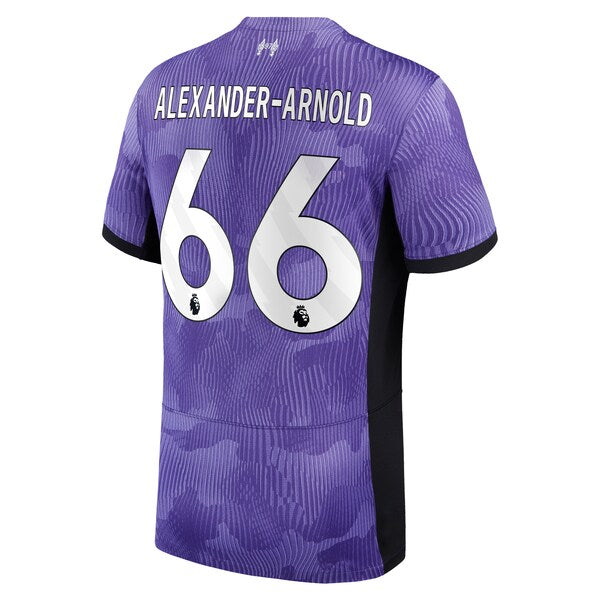 Trent Alexander-Arnold Liverpool Nike Youth 2023/24 Third Stadium Replica Player Jersey - Purple