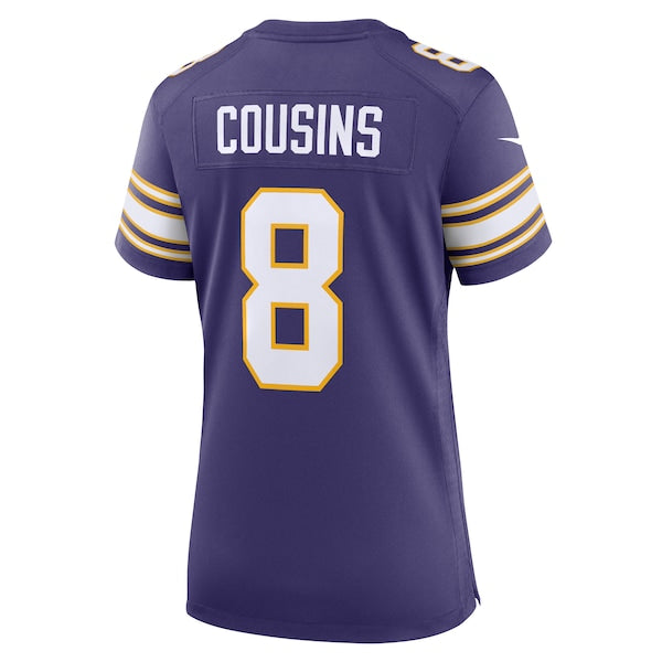 Kirk Cousins Minnesota Vikings Nike Women's Player Jersey - Purple