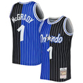 Tracy McGrady Orlando Magic Hardwood Classics 2003/04 Split Swingman Jersey - Blue/Black
