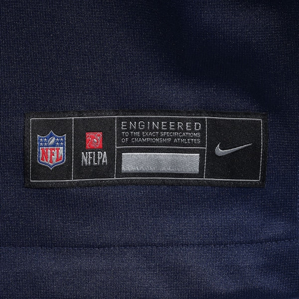 Christian Gonzalez New England Patriots Nike Team Game Jersey -  Navy