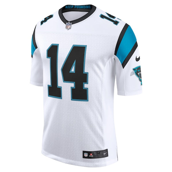 Sam Darnold Carolina Panthers Nike Vapor Limited Jersey - White/Black/Blue