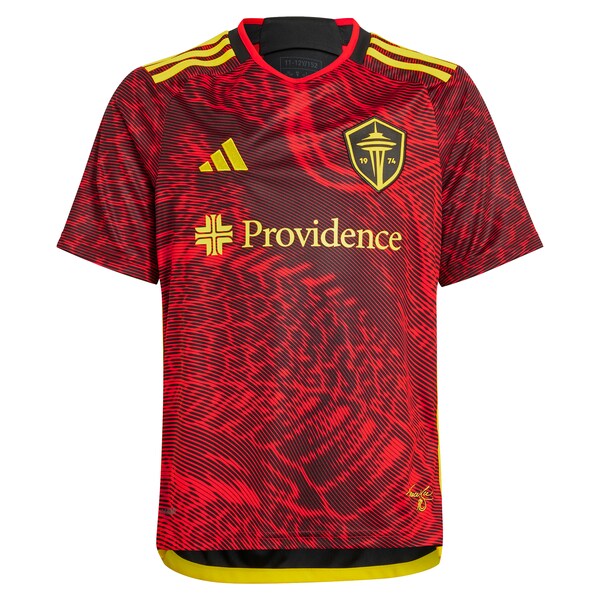 Joao Paulo Seattle Sounders FC adidas Youth 2024 The Bruce Lee Kit Replica Player Jersey – Red
