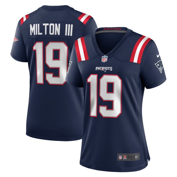 Joe Milton III New England Patriots Nike Women's  Game Jersey -  Navy