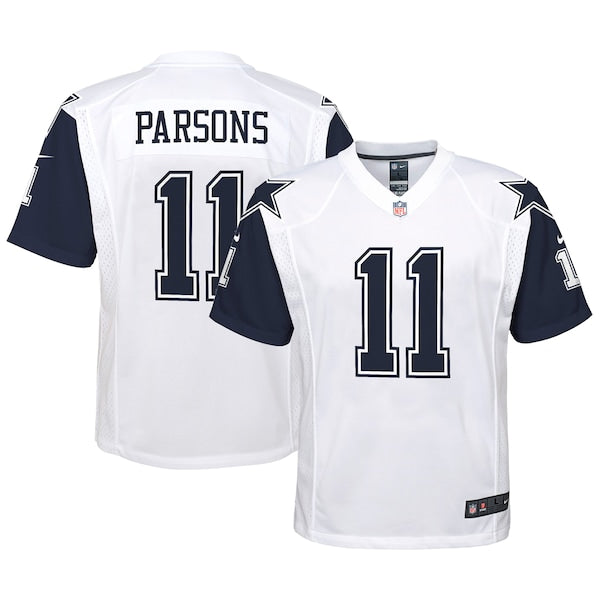 Micah Parsons Dallas Cowboys Nike Youth Alternate Game Jersey - White/Navy