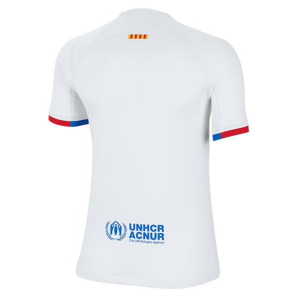 Barcelona Nike Youth 2023/24 Away Replica Jersey - White