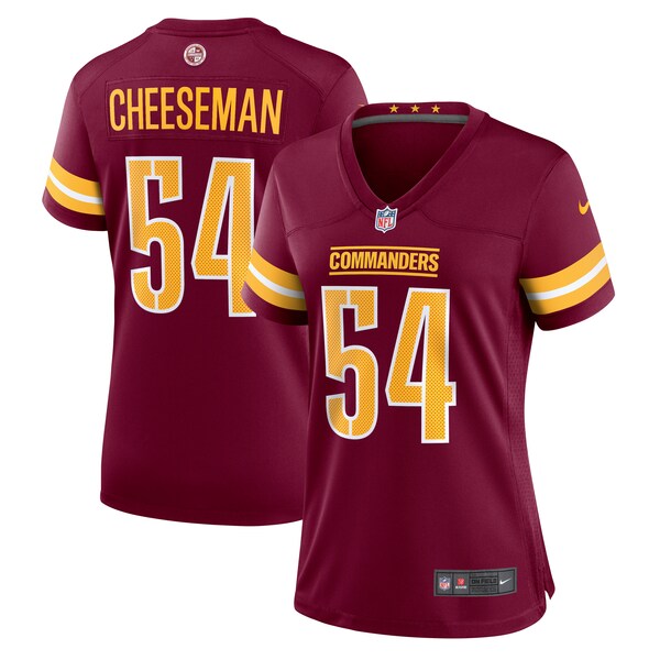 Camaron Cheeseman Washington Commanders Nike Women's  Game Jersey -  Burgundy