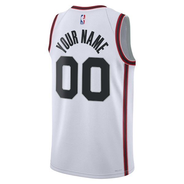 Houston Rockets Nike Unisex 2024/25 Custom Swingman Jersey - City Edition - White