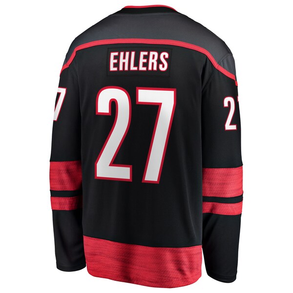 Nikolaj Ehlers Carolina Hurricanes  Home Breakaway Jersey - Black