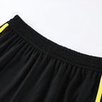 Adidas Short Sleeve Training Jersey Set - AD02- Black/Yellow