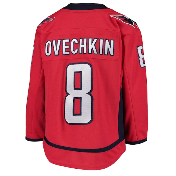 Alexander Ovechkin Washington Capitals Youth Home Premier Player Jersey - Red/Navy