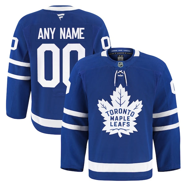 Toronto Maple Leafs  Home Authentic Pro Custom Jersey - Blue