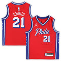 Joel Embiid Philadelphia 76ers Jordan Brand Preschool 2022/23 Replica Jersey - Statement Edition - Red