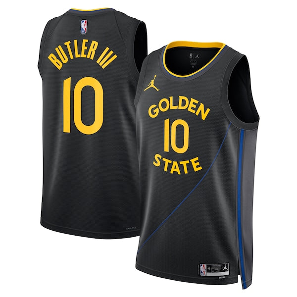 Jimmy Butler Golden State Warriors Jordan Brand Unisex Swingman Jersey - Statement Edition - Black