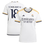 Aurélien Tchouaméni Los Merengues adidas Women's 2023/24 Home Replica Player Jersey - White/Navy