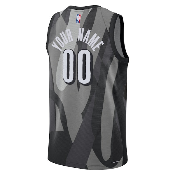 Brooklyn Nets Nike Unisex 2024/25 Custom Swingman Jersey - City Edition - Gray