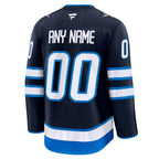 Winnipeg Jets  Home Premium Custom Jersey - Navy/White
