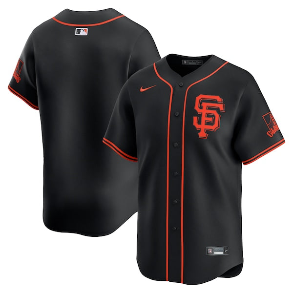 San Francisco Giants Nike  Alternate Limited Jersey – Black