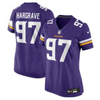 Javon Hargrave Minnesota Vikings Nike Women's Team Game Jersey -  Purple