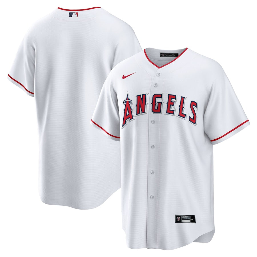 Los Angeles Angels Nike Youth Home Blank Replica Jersey - White