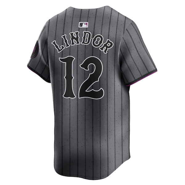 Francisco Lindor New York Mets Nike City Connect Limited Jersey - Gray