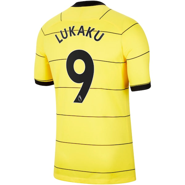 Romelu Lukaku Chelsea Nike 2021/22 Away Replica Player Jersey - Yellow