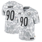 T.J. Watt Pittsburgh Steelers Nike 2024 Salute to Service Limited Jersey - Arctic Camo