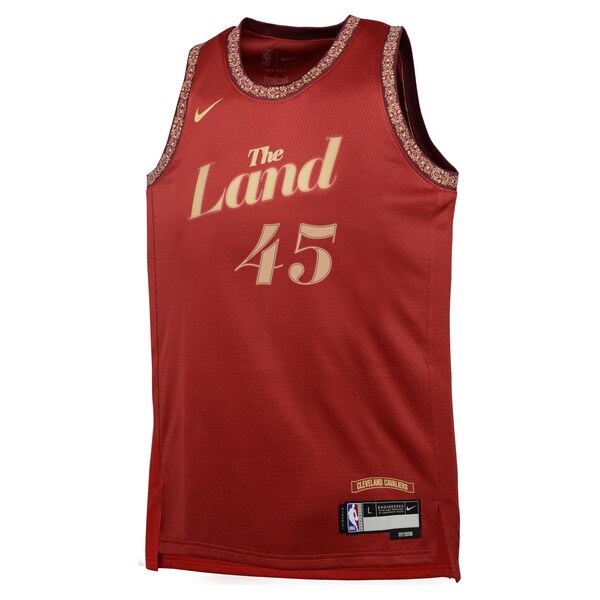 Donovan Mitchell Cleveland Cavaliers Nike Youth  Swingman Replica Jersey - City Edition - Wine
